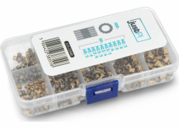 JustPi Mosazný závit - Vložka pro 3D tisk - Různé velikosti - Sada 500 kusů - justPi}