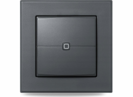 HomeMatic IP Homematic IP Wandtaster - 2-fach, anthrazit