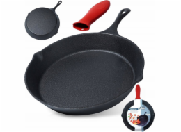 Vilde Pánev Litinová pánev se silikonovým víkem CAST LINE 30 cm