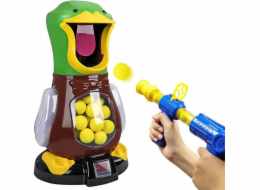 ExtraLink EXTRALINK HRAČKY HUNGRY DUCK STŘELBA NA TERČE PRO DĚTI 2X PISTOLET 48 KOULEK 2 BARVY