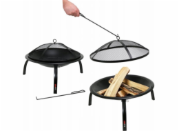 Toya Skládací ocelová pec LUND 56x39cm