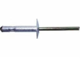 UN NÝTOVÝ NÝT Z HLINÍKU A OCELI S VELKOU HLAVOU 4,0*12 MM/12