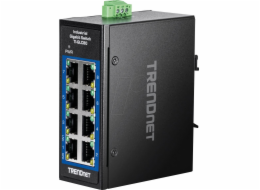 TRENDnet Přepínač TRENDnet 8portový průmyslový gigabitový mini přepínač na DIN lištu