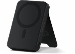 Satechi OntheGo Powerbank 10K - Magnetická powerbanka se stojánkem 10k mAh kompatibilní s MagSafe a Qi2 (černá)
