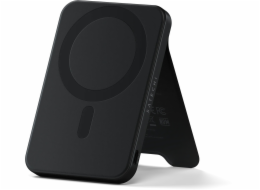 Satechi Powerbanka OntheGo 5000mAh MagSafe Qi2 s magnetickou powerbankou a stojánkem (černá)