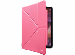 Paul Lorens Laut Huex Folio - ochranné pouzdro s držákem Apple Pencil pro iPad Air 11 M2 (2024) / M3 (2025), iPad Pro 11 1/2/3/4G a iPad Air 10.9 4/5G (růžové)