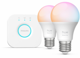 Philips Základní startovací sada Hue Essential E27 2P + můstek V2