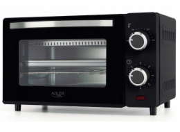 Adler Elektrická trouba 9 l | Regulace teploty | Časovač |