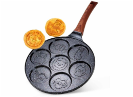 Vilde Žulová pánev na vejce a palačinky se zvířátky BLACK&WOOD 199080