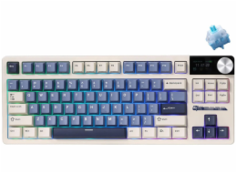 Royal Kludge Herní klávesnice RK S85 Horizon Blue s cloudovým přepínačem
