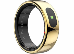 Powerton Smart RING PRO zlatý, měření stresu, tepová frekvence, monitorování spánku, velikost 9,