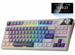 Royal Kludge Herní klávesnice RK S85 Horizon Blue s béžovými spínači
