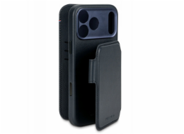 Elmarc Odnímatelná kožená peněženka Decoded - ochranné kožené pouzdro kompatibilní s MagSafe pro iPhone 17 Pro (tmavě modrá)
