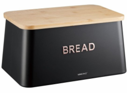 KingHoff KH-1948 OCELOVÁ KRABIČKA NA CHLÉB S PRKÉNKEM NA KRÁJENÍ