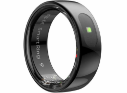 Powerton Smart RING PRO černý, tepová frekvence, saturace, monitor spánku, aktivita, velikost 10,