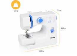 Tristar | Šicí stroj | SM-6003 | Počet stehů 14 | Počet knoflíkových dírek 1 | Bílá/Modrá