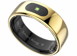 Powerton Smart RING PRO zlatý, měření stresu, tepová frekvence, monitorování spánku, velikost 8,