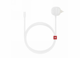 Twelve South PowerCord EU - 30W nabíječka do zásuvky s 1,2m kabelem USB-C (bílá/dunová)