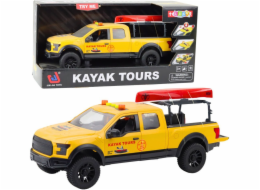 LeanToys Světla pro přepravu kajaků v terénních vozidlech zní žlutě