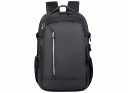 Lean USB městský batoh s kapsou na notebook, reflexní, 16 l, 45 cm, LEAN