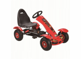 Super-Toys F618 Červená šlapací motokára