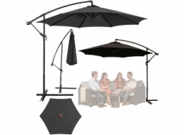 Lean Zahradní slunečník Side s nastavitelným sklonem 350 x 250 cm antracitový