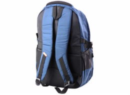 Lean Funkční městský batoh s 9 kapsami, tmavě modrý, 35 l