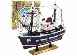 LeanToys Sběratelský dekorativní model rybářského člunu Flying Lady 24x23cm