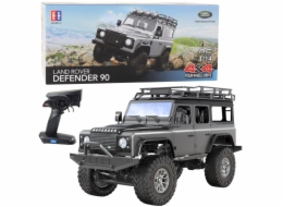 Jokomisiada Dálkově ovládané terénní vozidlo RC Land Rover Defender 90 šedý 1:14