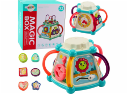 LeanToys Multifunkční vzdělávací třídič kostek 7 v 1 se světly a zvuky LEAN Toys