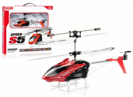 LeanToys Dálkově ovládaný vrtulník S5 SYMA RC červený