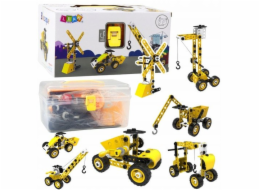 Triton Sada stavebních strojů 8 v 1 100 dílků