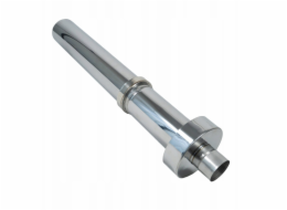 Poujoulat 80/125 vertikální konec (nv) - nerezová ocel