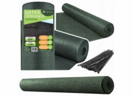 Lean Stínící síť na plot, maskovací plot, zelená 1,5 m 50 m 140 g/m2