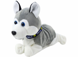 LeanToys Interaktivní plyšový pes Husky na baterie