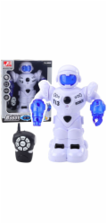 LeanToys Inteligentní robot na dálkové ovládání se světly a zvuky