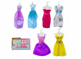 LeanToys Módní kolekce pro panenky Anlily, sada šatů a doplňků, 17 dílů.