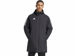 Adidas Pánská parka Tiro 24 Stadium, černobílá, IJ7391 S