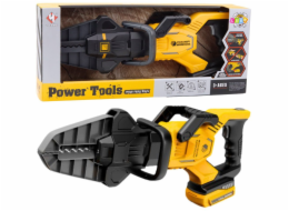 LeanToys Pneumatické elektrické nůžky pro děti DIY Žluté hračky LEAN