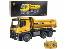 HUINA RC sklápěč se světly a zvuky žlutý 1:14