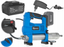 Geko Akumulátorový mazací lis Li-ion 18V – pouzdro + nabíječka + sada baterií 4,0 Ah (3)