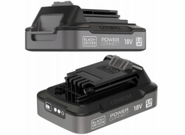 Black&Decker 18V Li-Ion 2,0 Ah baterie BDL2018S-XJ
