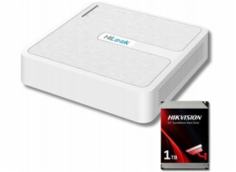 HiLook NVR-104H-D/4P 1TB 4kanálový IP rekordér s 1TB diskem 4x PoE