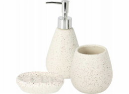 Bathroom Solutions Sada koupelnových doplňků: dávkovač, miska na mýdlo a hrnek