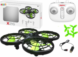 LeanToys Dron na dálkové ovládání X26 SYMA černý