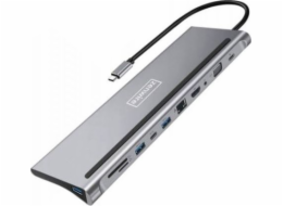 Zenwire Dokovací stanice/replikátor 11 v 1 s USB-C (1026902382)