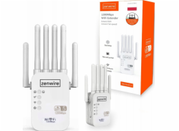 Zenwire Přístupový bod Zesilovač signálu WiFi opakovač 5 Venkovní opakovač Přístupový bod Zenwire WD-R1201U 1200 Mb/s