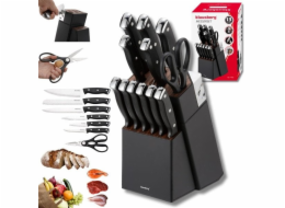 Klausberg Sada kuchyňských a steakových nožů KB-7985 v bloku