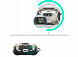 ESR Pouzdro Cyber FlickLock HaloLock MagSafe pro Apple AirPods Pro 3 Titanium