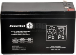 PowerBat Baterie AGM SECURBAT 12V 7Ah